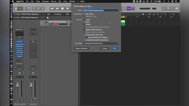 How to convert MIDI files to Audio // Logic Pro X смотреть онлайн