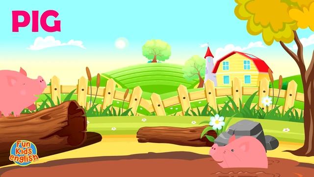 Big and Small Animals Song _ Fun Kids English смотреть онлайн