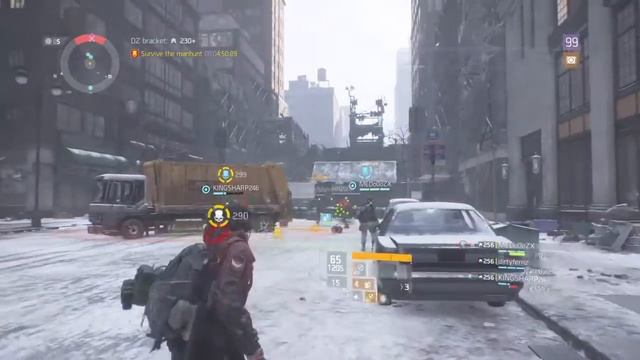 The Division  500K DPS Lightweight M4!  Manhunt Gameplay