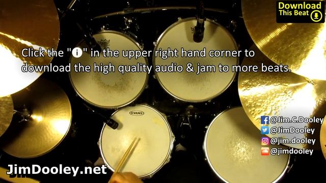 Drums Only Backing Track - Hard Rock Beat 90 BPM смотреть онлайн