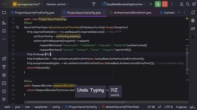 060 Defining Custom AuthenticationEntryPoint - Part 2 смотреть онлайн