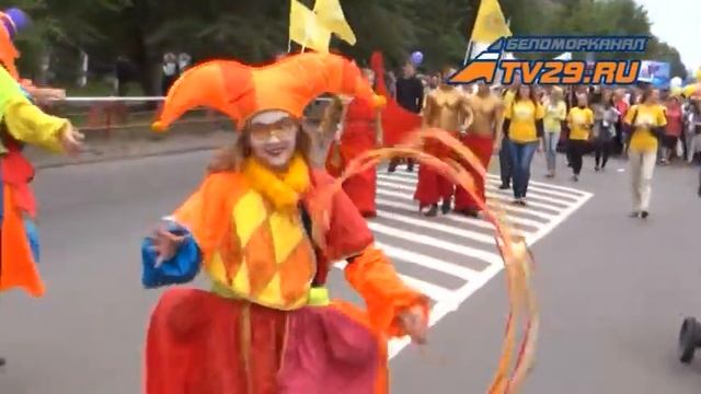 Карнавальное шествие в Северодвинске смотреть онлайн