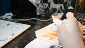 [ПЕРЕКРАШИВАЮ ФИГУРКУ ЛОШАДИ!] (гнедо-чалая масть)