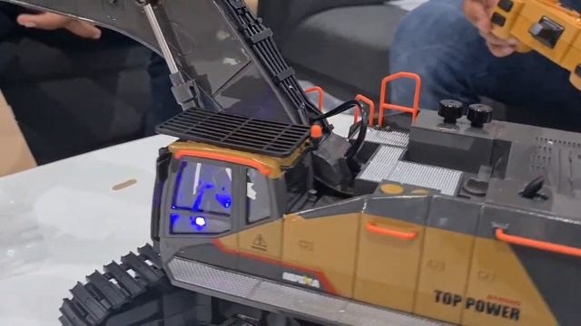 HUINA 1592 Excavator  And HUINA 1573 Rc Unboxing TEST