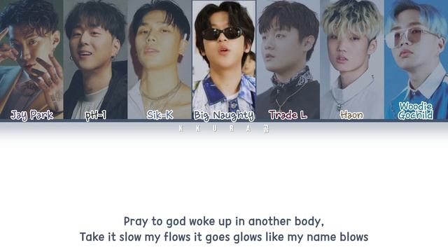 How We Rock - Jay Park, pH-1, Sik-K, BIG Naughty, TRADE L, HAON, Woodie Gochild | (Han/Rom/Eng/가사) смотреть онлайн
