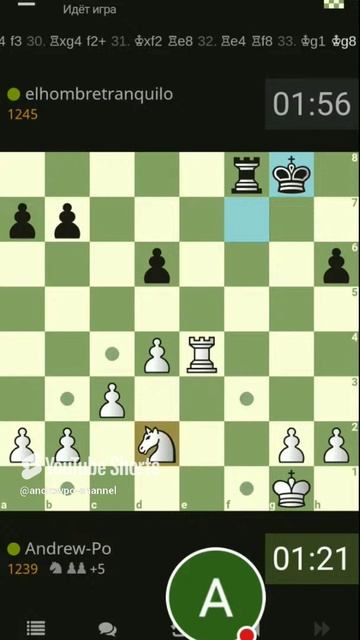 Хороший соперник! Шахматы на lichess.org #игры #шахматы #chess #шортс #gaming смотреть онлайн