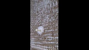 Подготовка стены для монтажа клинкерной плитки на базальтовую плиту.