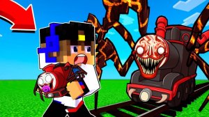 МЫ ВСТРЕТИЛИ СТРАШНЫЙ ПОЕЗД ПАУК Choo Choo Charles в МАЙНКРАФТ ВИДЕО ТРОЛЛИНГ MINECRAFT Евгенбро