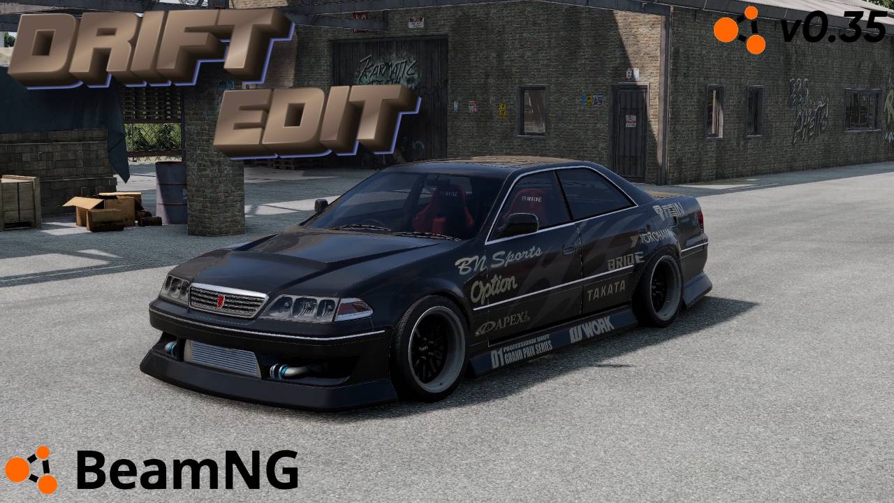 [4K 60FPS]Realistic Drifting In BeamNG. Drive | Tightest Factory With JDM MARKII JZX100 Street Spec