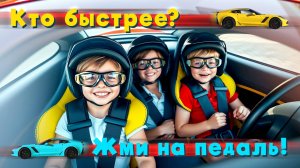 ПЕСНЯ ЖМИ ЖМИ ЖМИ НА ПЕДАЛЬ · Детская песня про гонки · Весёлая песенка про машинки