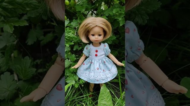 Платье с коротким рукавом для куклы Ракель мини Паола Рейна