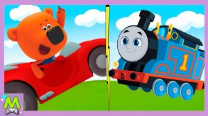 Ми-Ми-Мишки против Томаса и его Друзей.Гонки Кеши и Паровозика Томаса.Кто Лучше и Быстрее