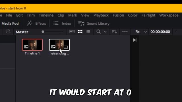 davinci resolve→ how to change starting timeline to 0 смотреть онлайн
