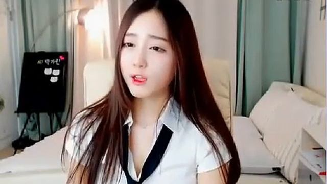 Korean BJ Janjju 韩国BJ 佳琳 Sexy Dance With Student Uniform