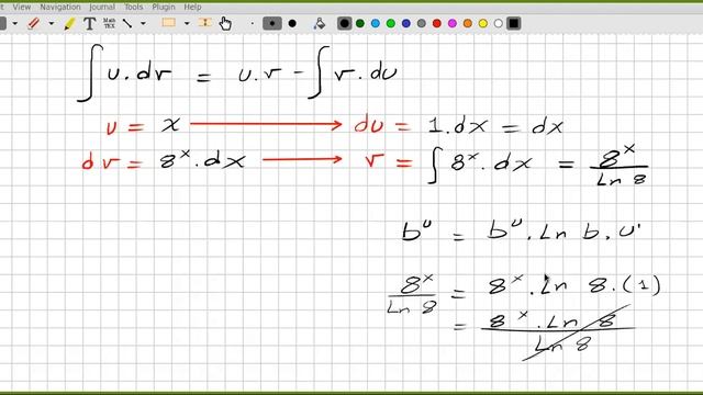 Técnicas de integración - Integración por partes - Ejercicio 6: Integral [x.2^(3x)].dx смотреть онлайн