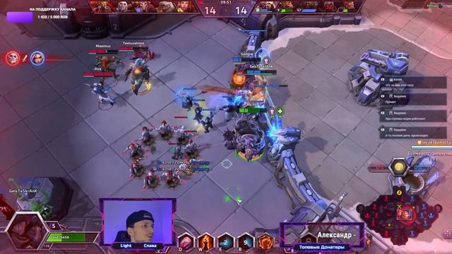 ЧоГалл с Абатуром |Золото Heroes Of The Storm #heroesofthestorm #hots #хотс #blizzard #xbox #chogal