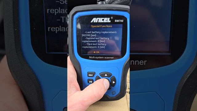 BMW Battery Registration With The Ancel BM700 Scan Tool смотреть онлайн