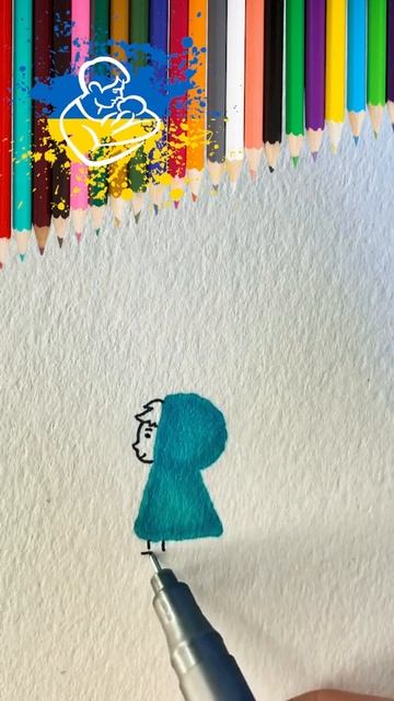 WOW, VERY EASY! Let's learn how to draw and color #SHOTS смотреть онлайн