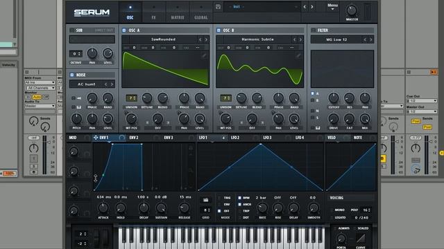Serum Tutorial - Organic House Pad Design смотреть онлайн