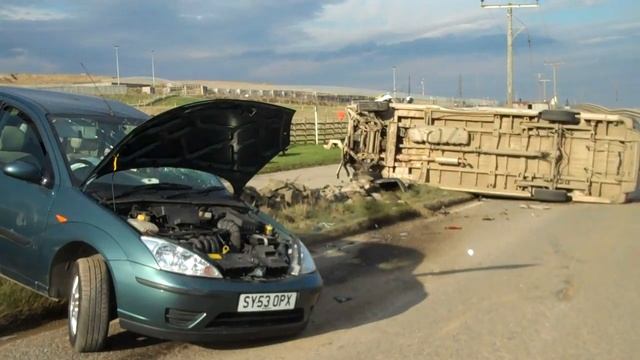 Two Taken To Hospital After Van And Car Crash In Aberdeen