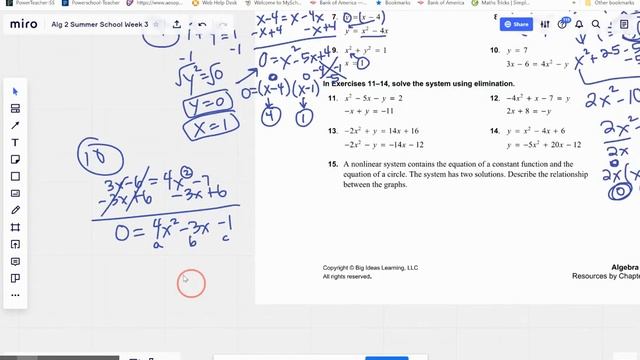 Alg 2 - Sem 1 - 3.5 & 3.6 Practice A смотреть онлайн