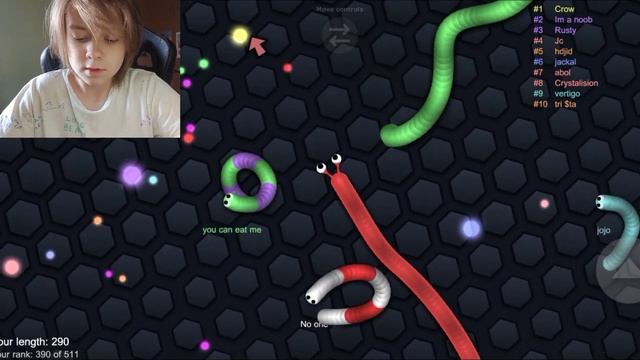 Улитки рулят!?! |играю в slither.io смотреть онлайн