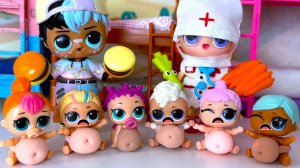 ВЫРОСЛИ ПУЗИКИ КАК АРБУЗИКИ🍉 ПУПСИКИ ЛОЛ СЮРПРИЗ в детском САДИКЕ Смешные куклы мультики ДАРИНЕЛка