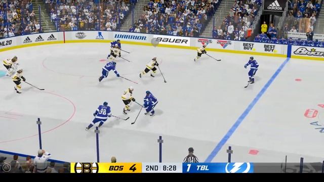 NHL 20 - Boston Bruins vs. Tampa Bay Lightning [1080p 60 FPS] смотреть онлайн