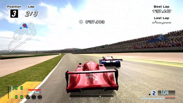 Gran Turismo 4 - Circuit de la Comunitat Valenciana - Toyota GT-ONE - Race смотреть онлайн
