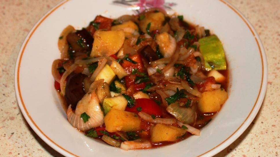 Рагу овощное в мультиварке. Праздник вкуса. смотреть онлайн