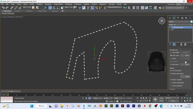 Normalize Spline Modifier | 3ds Max Tutorial смотреть онлайн
