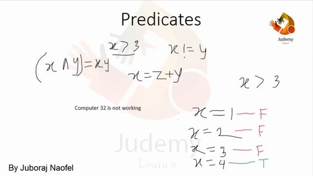 Discrete Mathematics - Predicates - Judemy Bangla смотреть онлайн