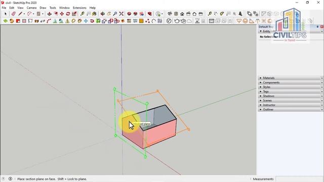 (தமிழ்) How to Create Two Active Section Cuts at Once in Sketchup смотреть онлайн