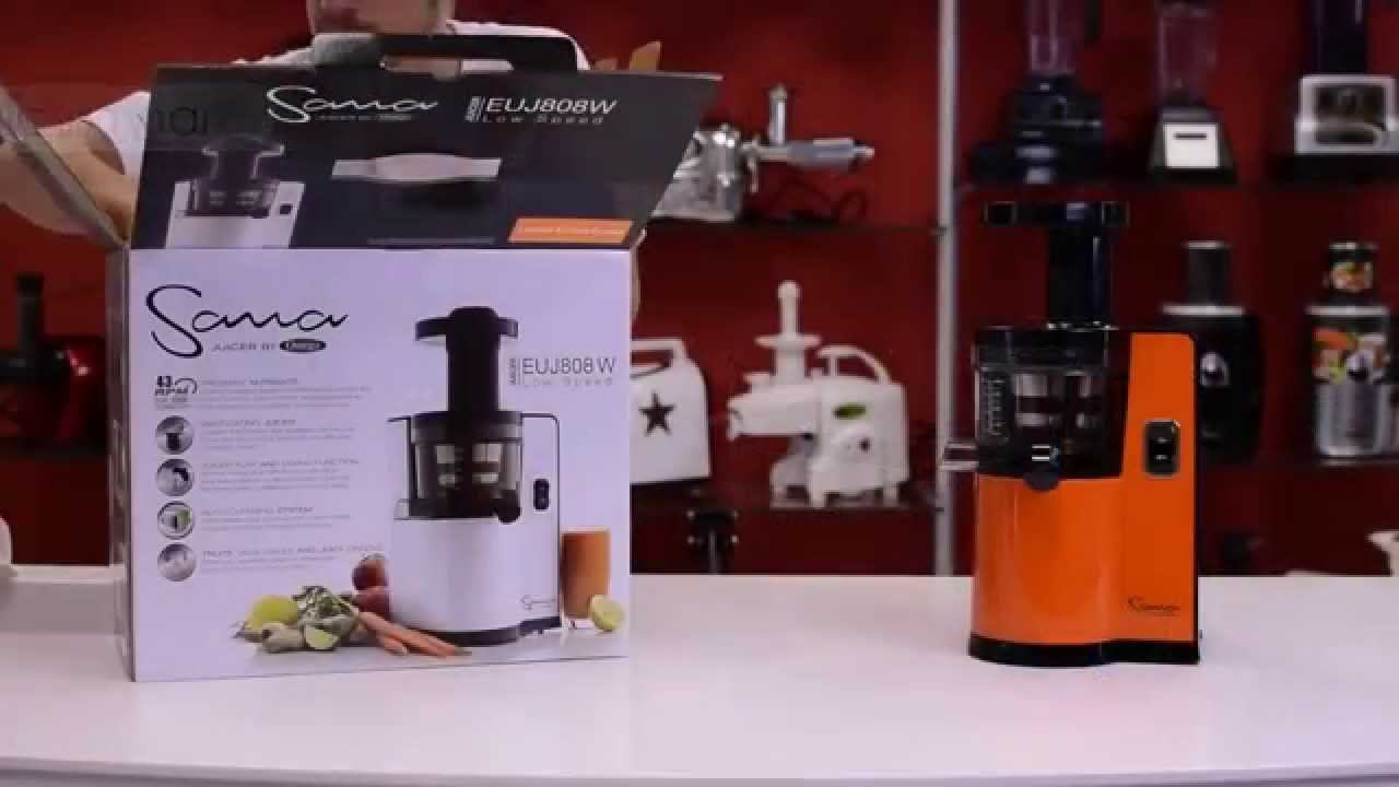 Шнековая соковыжималка Sana Juicer EUJ 808 смотреть онлайн