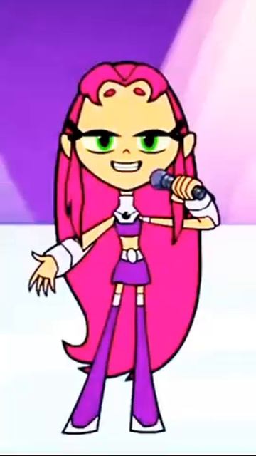 TEEN  TITANS GO Starfire Cartoon  Warp Me  In Plastic