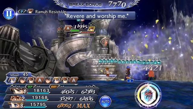 DFFOO [GL] - Alexander Chaos (Bartz, Aphmau, Keiss) No Friend Unit смотреть онлайн
