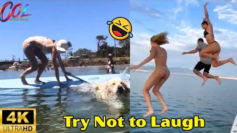 ТЫ СМЕЕШЬСЯ, ТЫ ПРОИГРАЛ 😂 Самые смешные провалы животных и людей 2025 года 🐾 смотреть онлайн