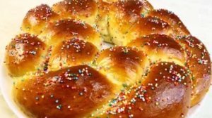 Пасхальный венок с тройной начинкой! Обалденный рецепт на Пасху!