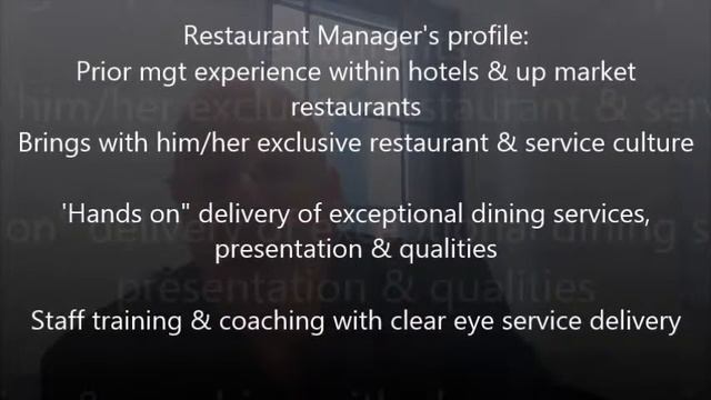 Restaurant Manager- Melbourne- 5 Star Hotel & Signature Restaurant смотреть онлайн