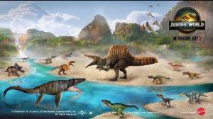 Игрушка спинозавра и мозозавра: Мир юрского периода возрождение