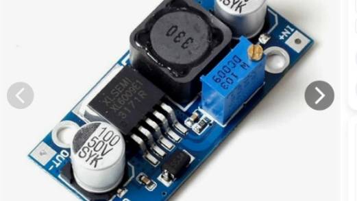 Подключаем провода к DC/DC преобразователю. смотреть онлайн