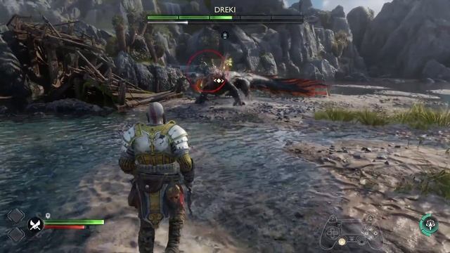 God of War: Ragnarok - Dreki the Crocodile "No Damage" Boss Fight GMGOW смотреть онлайн