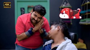 Extremely Relaxing Head Massage with Hair Cracking by Shamboo ｜ Indian Massage