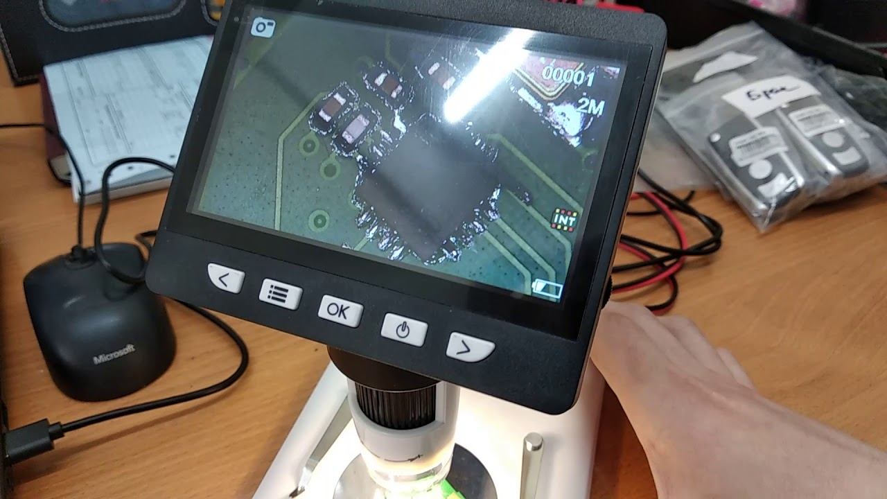 Цифровой микроскоп LCD 9781 смотреть онлайн