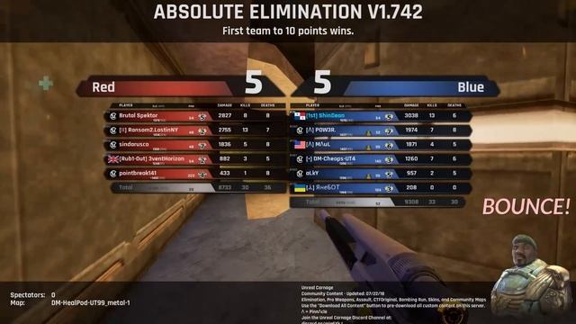 Unreal Tournament (30 Frags) Astonished | Elimination Pro | Gameplay смотреть онлайн