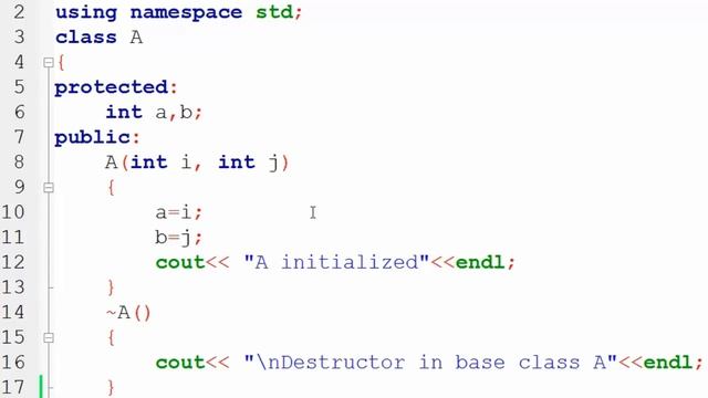 124. Destructor in Derived Class in C++ (Hindi) смотреть онлайн