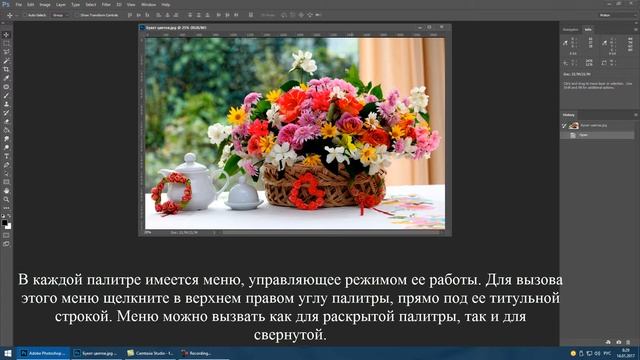 Упражнение 1.7. Компоновка палитр смотреть онлайн