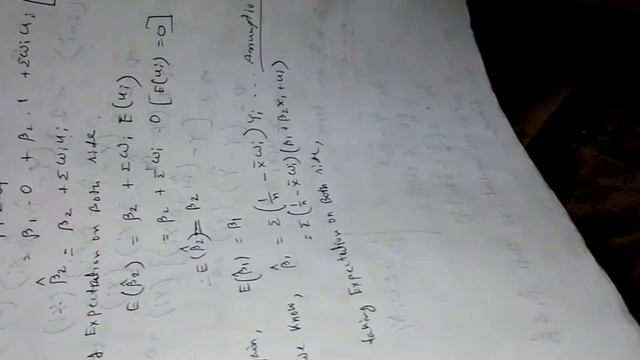 OLS estimators are unbiased : Gauss Markov theorem Assumption 2 смотреть онлайн