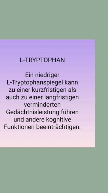 L-Tryptophan für eine bessere Stimmung смотреть онлайн