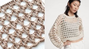 Замысловатая крупная сетка кардигана Mesh от Кучинелли 💥